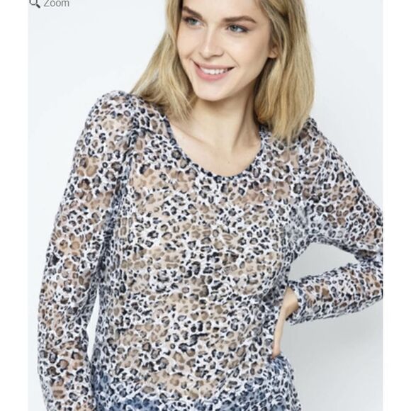 Vocal SHOULDER ANIMAL LACE Large NWT - Picture 4 of 4